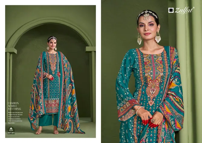 Aayat Vol 7 By Zulfat Viscose Printed Dress Material Suppliers In India